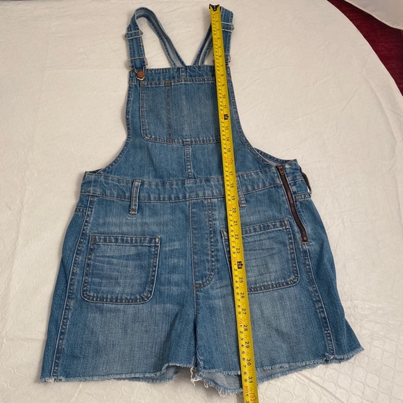Madewell Adirondack Short Overalls Isley Wash blue S - Picture 4 of 13